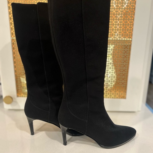 Stuart Weitzman Black Gore-Tex waterproof Boots Size 8.5 excellent condition - Picture 11 of 11